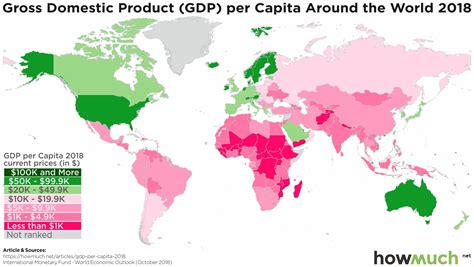 GDP Per Capita World Map