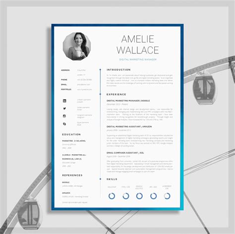 Creative Resume Design | Template For Word | High Impact CV Includes ...