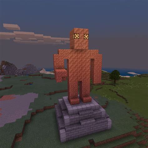 Copper Statue : r/Minecraft