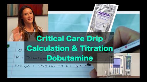 Dobutamine Titration Chart