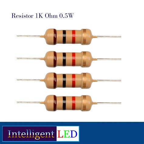 Resistor 1K ohm 0.5 W 1/2 W 10 pcs | Lazada Indonesia