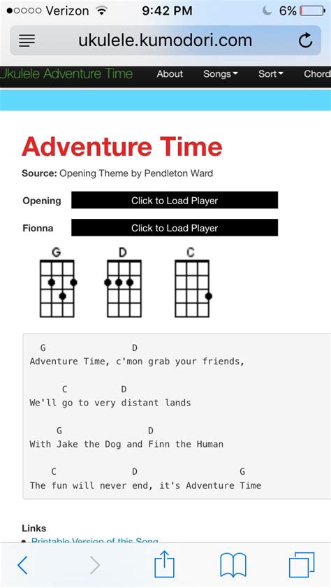 Adventure Time Theme Song Guitar Chords - Theme Image