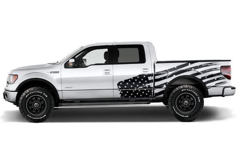 Vinyl Decal Graphics PATRIOT Wrap Kit 2015-17 Ford F-150 SuperCrew 5.5 ...