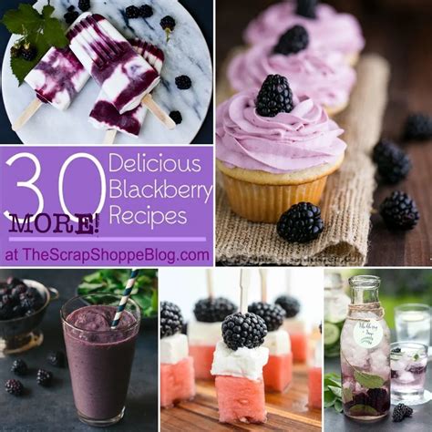 30 {MORE!} Delicious Blackberry Recipes - The Scrap Shoppe