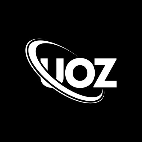 UOZ logo. UOZ letter. UOZ letter logo design. Initials UOZ logo linked with circle and uppercase ...