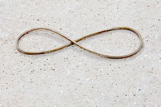 Infinity Symbol made from a Rubber Band | Found Object = Pub… | Flickr