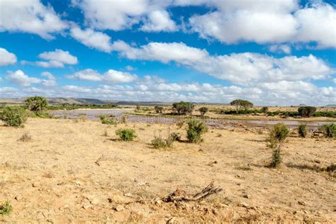 Savana landscape in Africa stock image. Image of location - 32927419