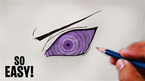 Naruto Rinnegan Eye Drawing