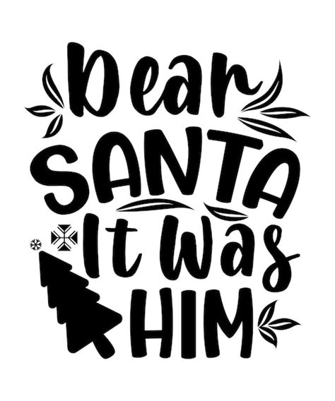 Premium Vector | Christmas quotes svg design