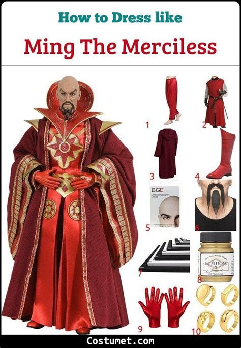 Ming the Merciless (Flash Gordon) Costume for Cosplay & Halloween 2022 ...