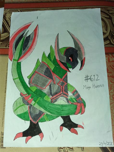 Pokemon Insurgence - Mega Haxorus by SuperBooster450 on DeviantArt