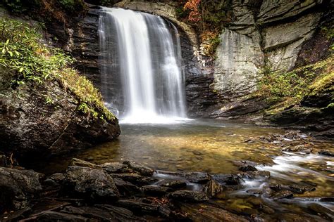 Looking Glass waterfall Photograph by Rod Gimenez | Fine Art America