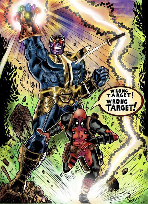 Thanos and Deadpool by Inhuman00 on DeviantArt