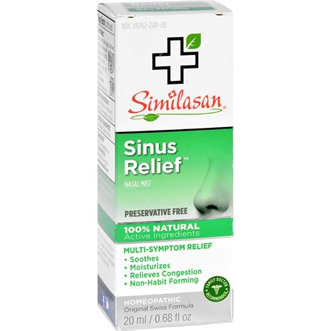 Similasan Sinus Relief - Online Vitamins & Natural Medication Call ...