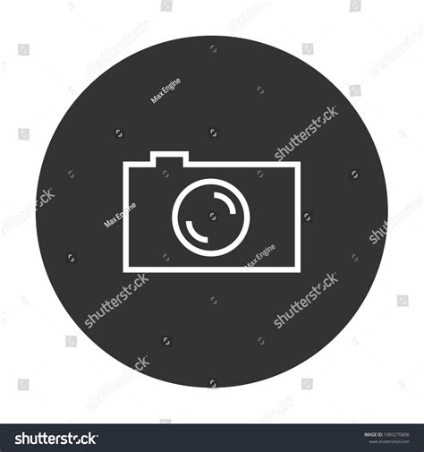 Camera Vector Icon Photography Camera Sign Stock Vector (Royalty Free ...