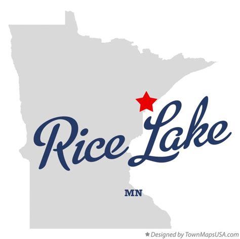 Map of Rice Lake, St. Louis County, MN, Minnesota