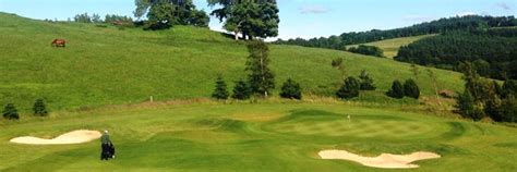 Woll golf course, a par 70 parkland course in the Scottish Borders