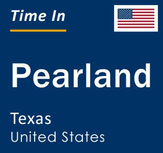 Current Local Time in Pearland, Texas, United States