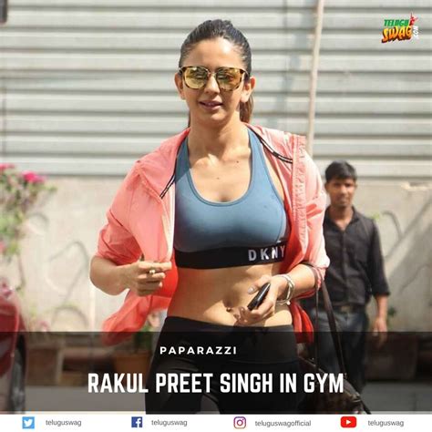 RAKUL PREET IN GYM! | Telugu Swag