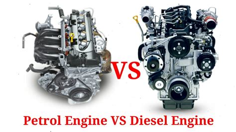 Petrol And Diesel Engine Difference