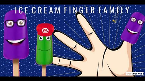 Ice Cream Finger Family Nursery Rhyme - YouTube