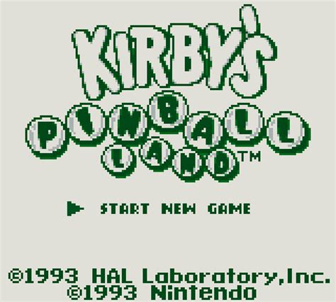 Kirby's Pinball Land Download - GameFabrique