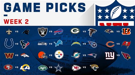 NFL Week 2 Game Picks - YouTube