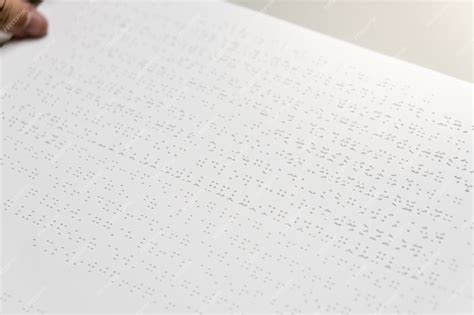 Premium Photo | Blind People reading Braille Book