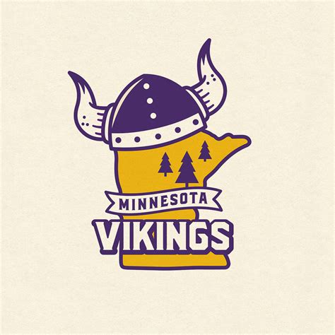 Minnesota Vikings Helmet on Behance