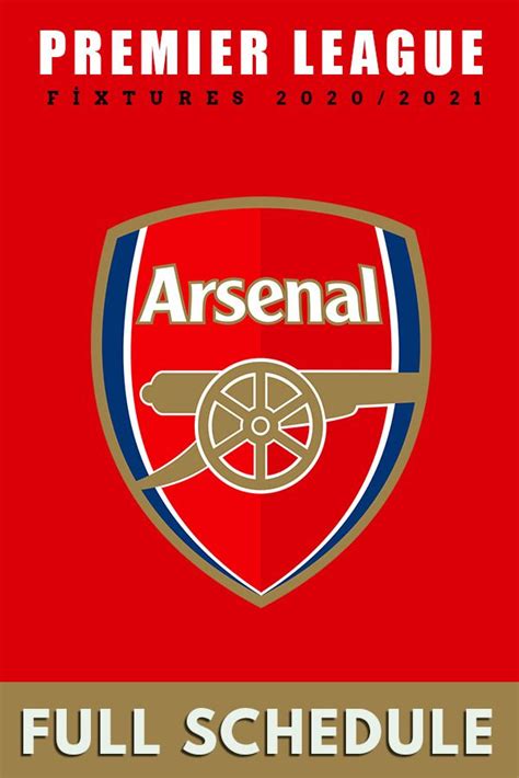 Arsenal Fixtures 2020/2021 | Arsenal fixtures, Premier league fixtures ...