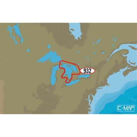 C-MAP NA-M932 Lake Huron and Georgian Bay C-MAP MAX Chart C-Card | West ...