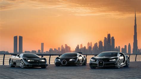 “Holy Trinity Of Modern Bugatti” Comes Together In Dubai For Rare Photo Op | Carscoops