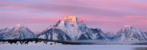 Mt. Moran Sunrise Panorama | Tetons, Wyoming | Mountain Photography by Jack Brauer