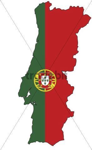 Portugal, flag, outline - Download Places