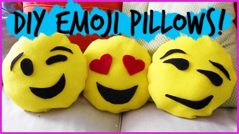 Easy DIY No Sew Emoji Pillows || #DIYwithPXB - YouTube