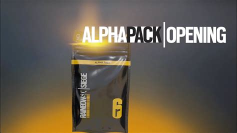 Opening 110 Alpha packs! | RAINBOW SIX SIEGE | Alpha pack opening - YouTube