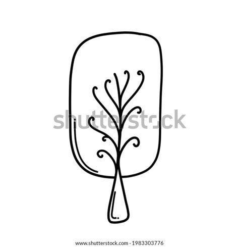 Tree Doodle Vector Icon Drawing Sketch Stock Vector (Royalty Free ...