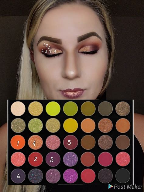 Look by numbers using 35M palette by morphe Eye Makeup Steps, Makeup Eye Looks, Natural Eye ...