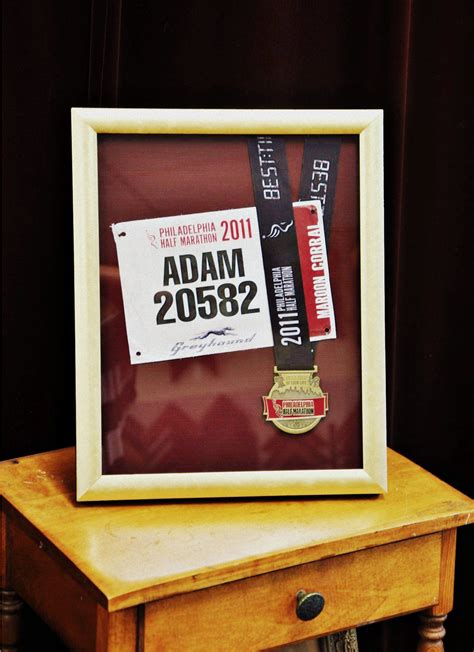 Custom framed race bib and medal. | Medal frame, Frame, Framed jersey