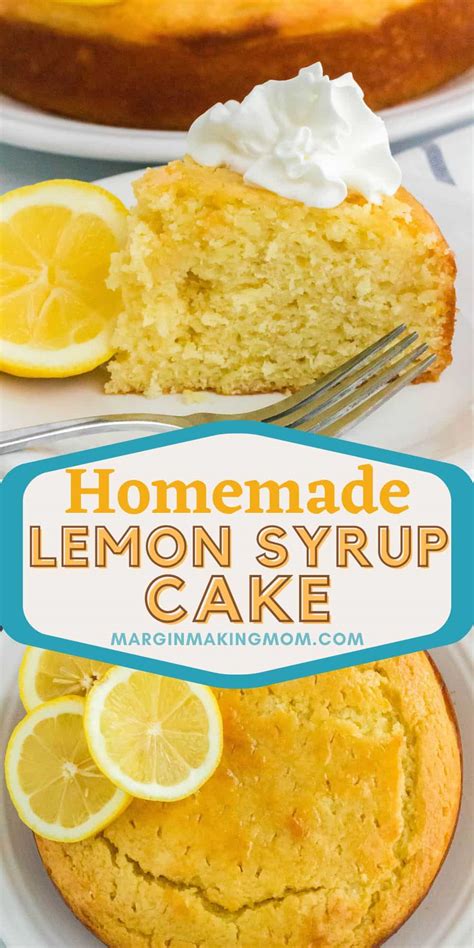 Delightfully Easy Lemon Syrup Cake Recipe - Margin Making Mom®