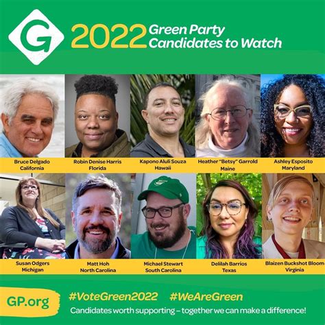 2022 Green Party candidates to watch with campaign highlights : r ...