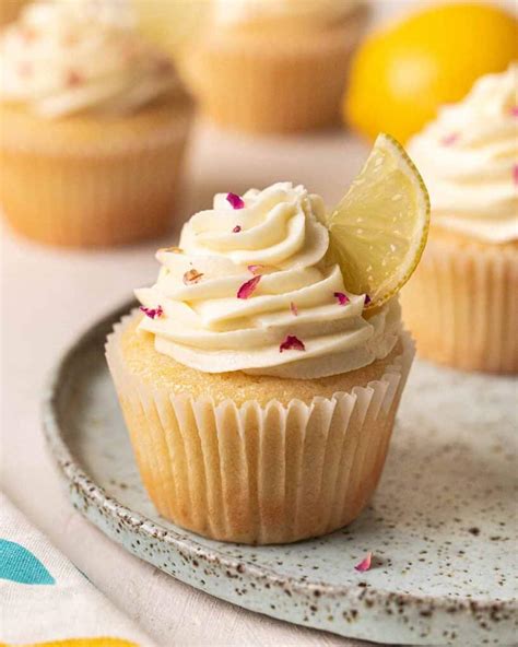 Vegan Lemon Cupcakes - Rainbow Nourishments