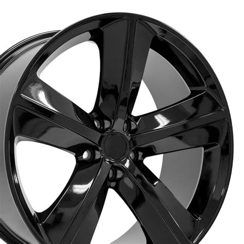 DG05 20 inch Black Rims for Dodge Challenger-Charger (SRT style)