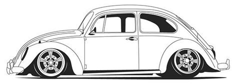 volkswagen beetle sporty coupe coloring page - Coloring Pages