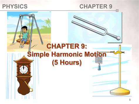 Chapter 9:Simple Harmonic Motion