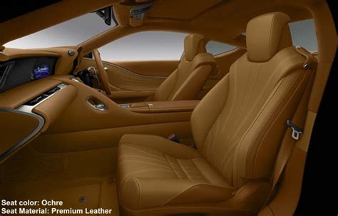 NewLexus LC500 Interior picture, Inside view photo and Seats image