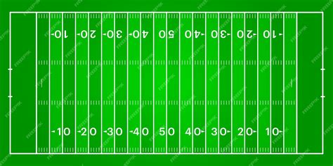 Premium Vector | American football field