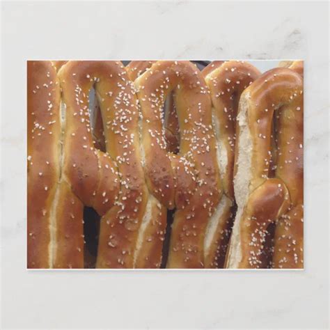 Philadelphia Soft Pretzels Postcard | Zazzle