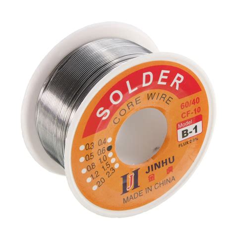 0.6mm Tin lead Solder Wire Rosin Core Soldering 2% Flux Reel Tube 60/40-in Welding Wires from ...