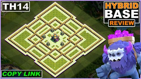 NEW BEST! TH14 HYBRID Base 2022 Copy Link | Town Hall 14 (TH14) Base ...